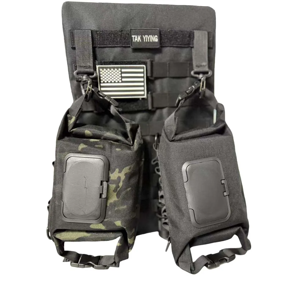 Caja de pañuelos húmedos para acampar al aire libre, bolsa de almacenamiento de pañuelos impermeable de camuflaje, bolsa de almacenamiento de pañuelos cuadrada para acampar al aire libre y hacer senderismo - imagen 4