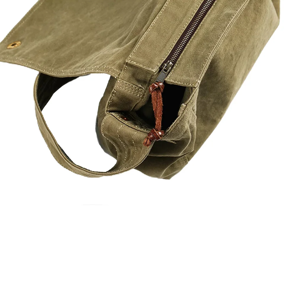 Bolso de lona Retro para hombre y mujer, bolsa pequeña de almacenamiento de locomotora americana, A la moda, Simple - imagen 3