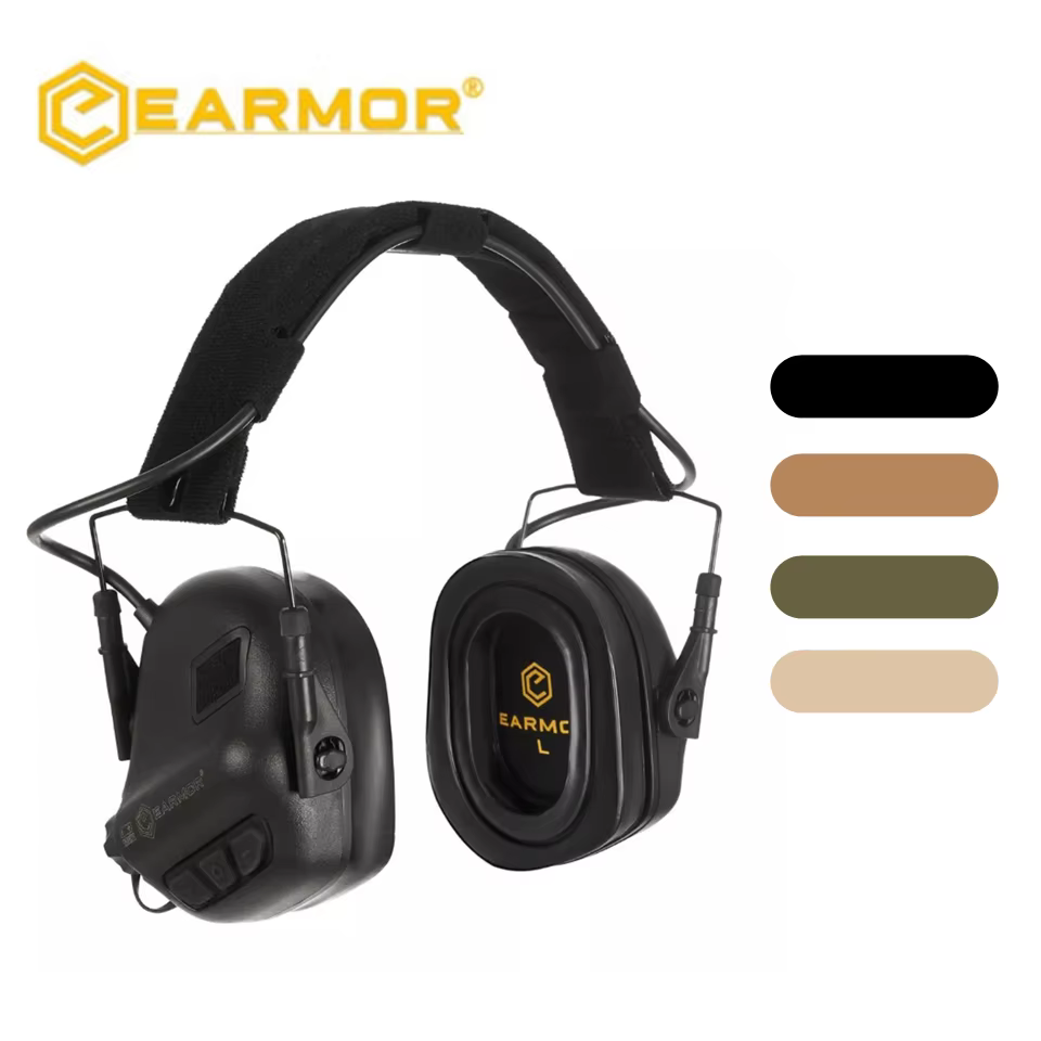 EARMOR M31 PLUS Protector auditivo táctico con cancelación de ruido