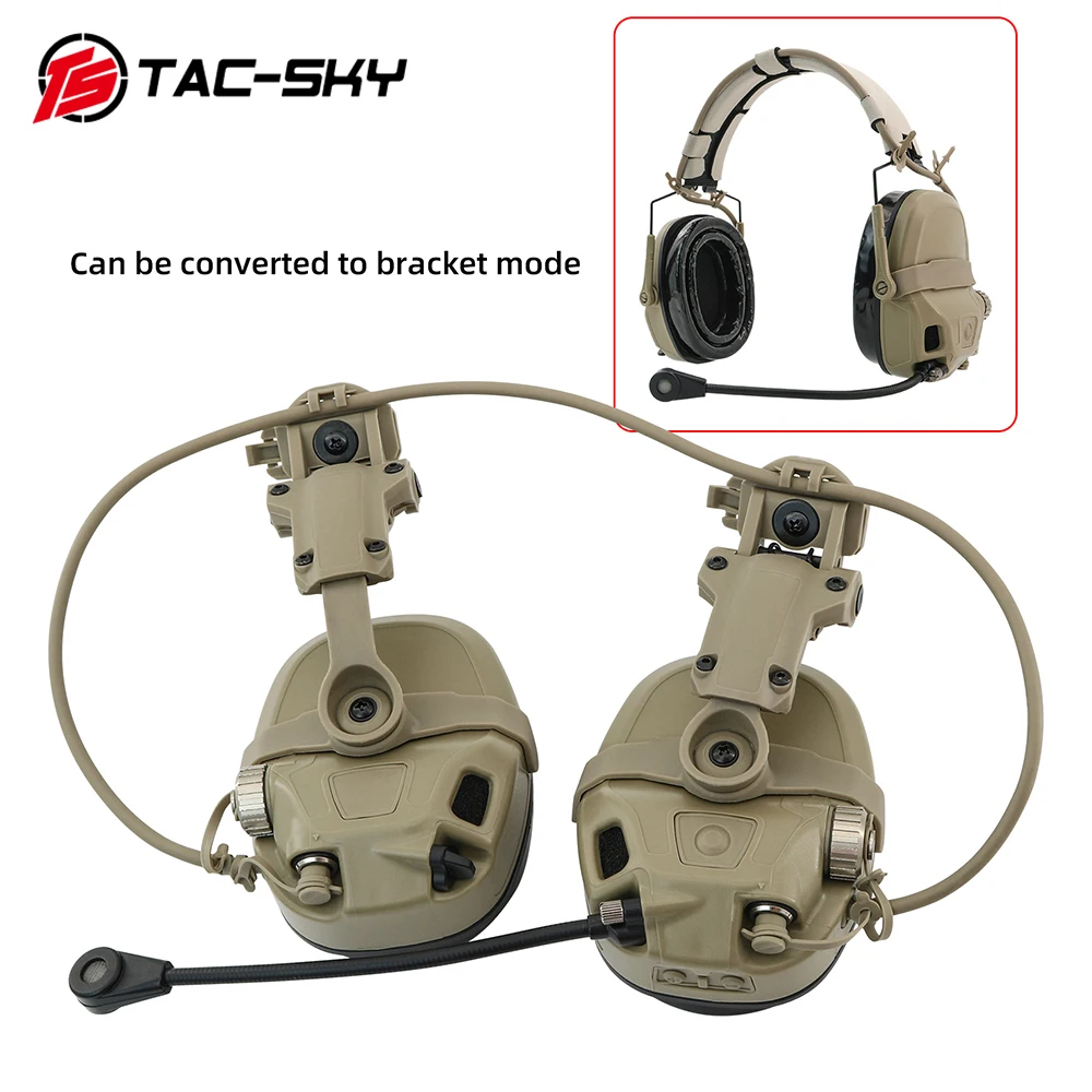 Auriculares tácticos de reducción de ruido TAC-SKY Airsoft, cascos electrónicos militares de reducción de ruido - imagen 4