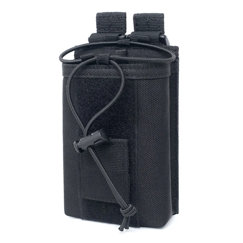 Bolsa táctica Molle para Radio Walkie Talkie, bolsa de almacenamiento para interfono de caza al aire libre, soporte militar portátil para acampar - imagen 5