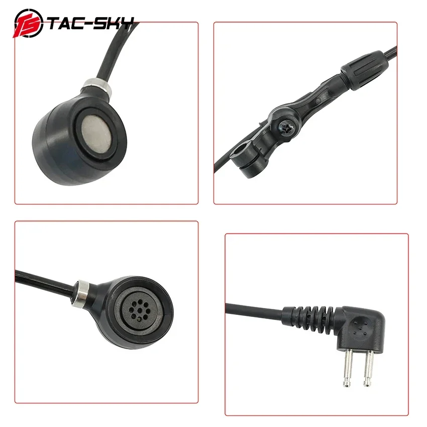 Auriculares tácticos C5, accesorios de micrófono para COMTA II COMTA III COMTA IV, auriculares de tiro, protección auditiva, manguitos de caza - imagen 5