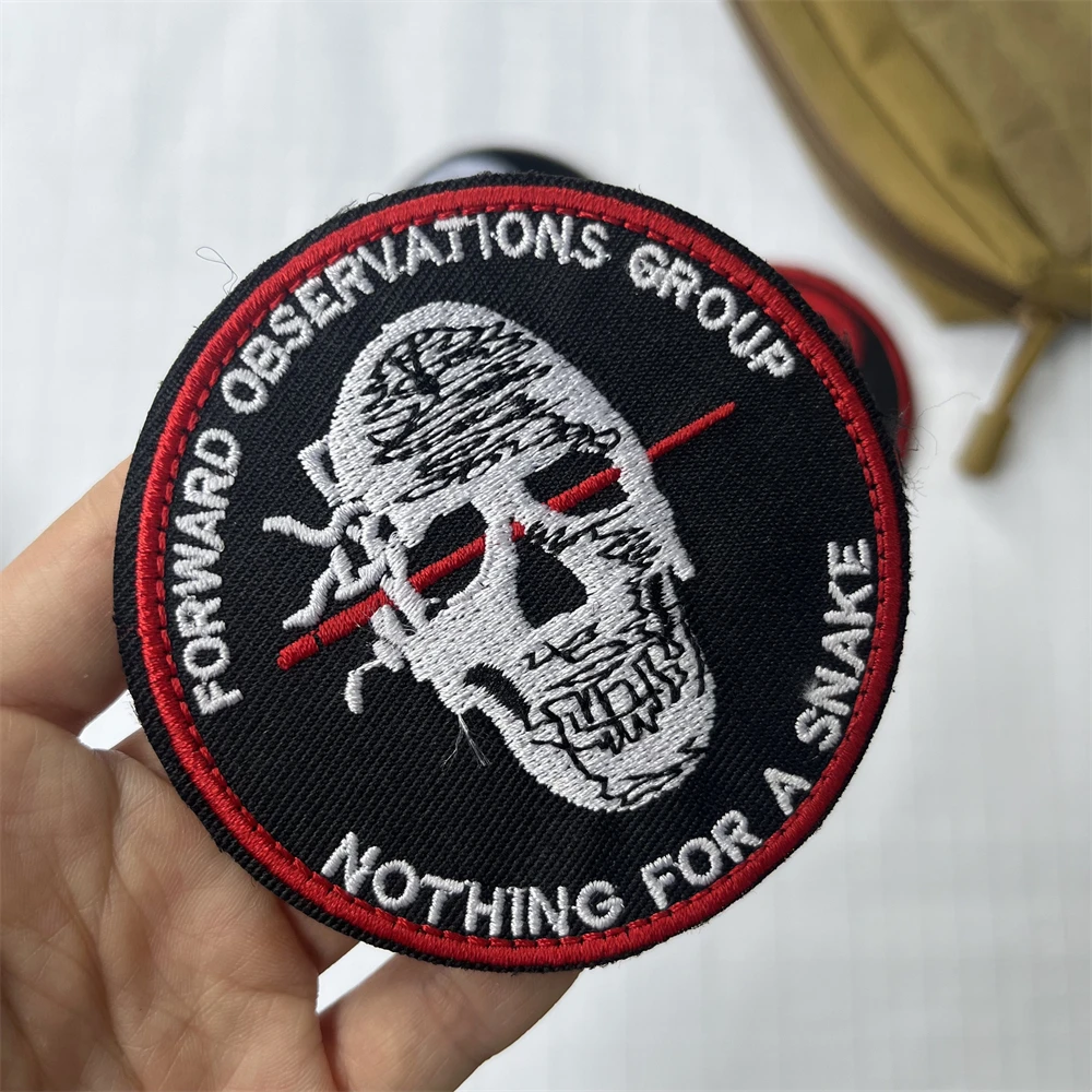 FOG NOTHING Team parches bordados, moral táctica, no todos los que se pierden, brújula, insignia, pegatina para mochila - imagen 4