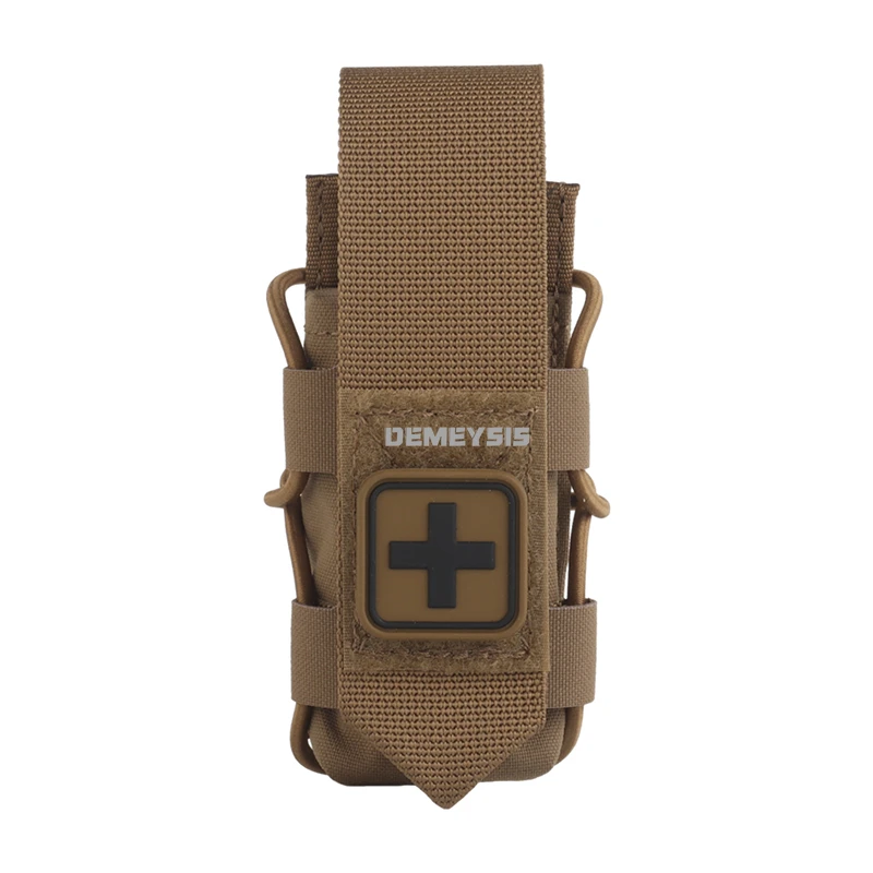 Torniquete táctico, funda médica, soporte de torniquete MOLLE, equipo de supervivencia, caza, senderismo, bolsa de torniquete Universal - imagen 2