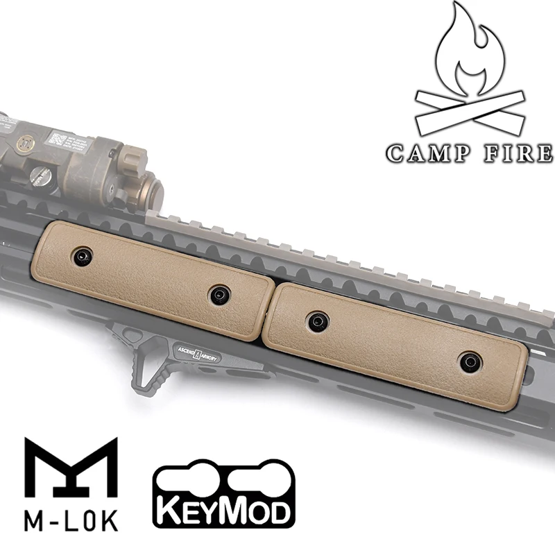 Kit de cubierta de riel táctico 3 unidades de Protector de mano de Nylon 10cm, accesorios de parada de Airsoft, sistema de carril de M-LOK para AR15 M4 M16 HK416