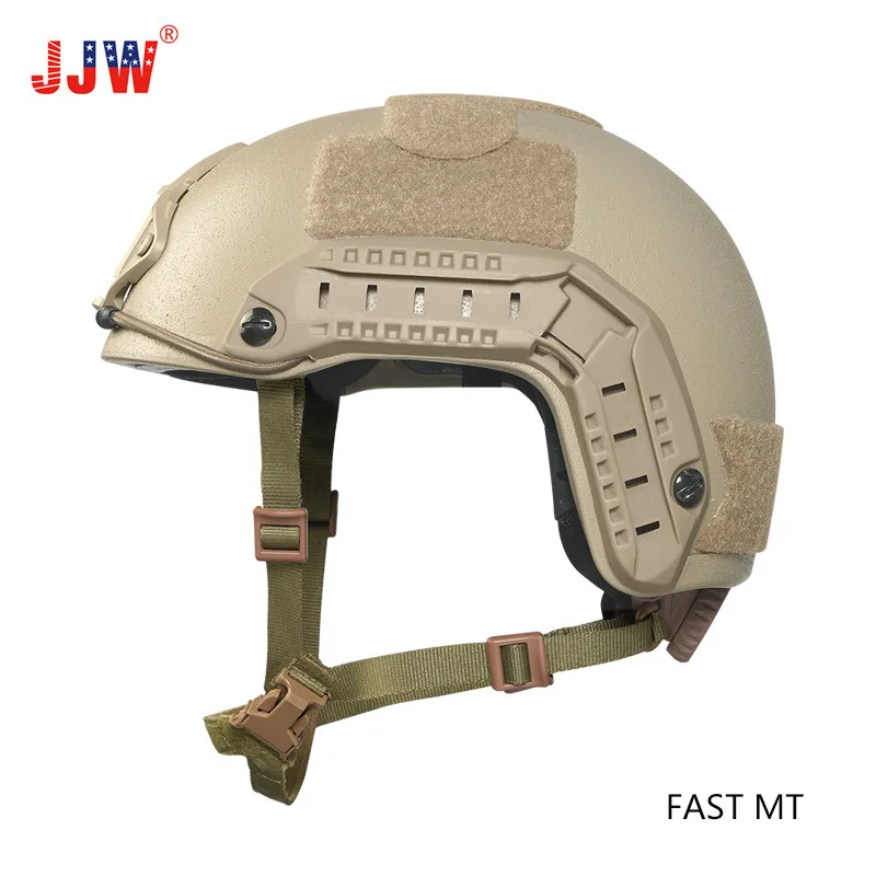 Casco táctico balístico IIIA a prueba de balas, sistema marítimo de fibra de aramida, casco OPS TIPO FAST MT - imagen 4