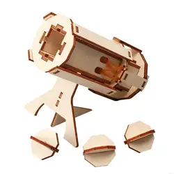 Conjunto experimentos física mortero madera, juguete aprendizaje STEM para niños 6 años o más, juego creativo