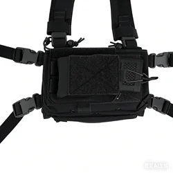 MK4 armadura de pecho con bolsa horizontal para cargadores Velcro