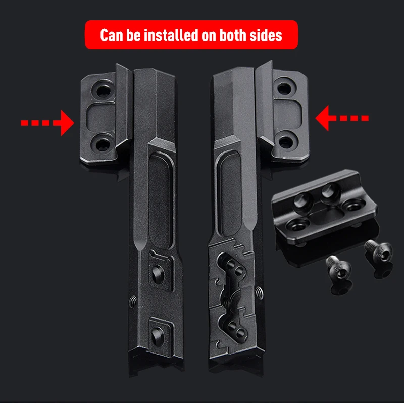 MLOK KEYMOD Rail Thorntail 2 Sbr linterna montaje lateral compensado M300 M600 M340 M640 PLHV2 caza explorador luz accesorios Airsoft - imagen 5