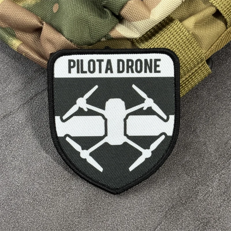 Parche táctico impreso "Reconocimiento Uav" para ropa, insignia de moral, parche militar con gancho, accesorios para mochila, pegatinas - imagen 3