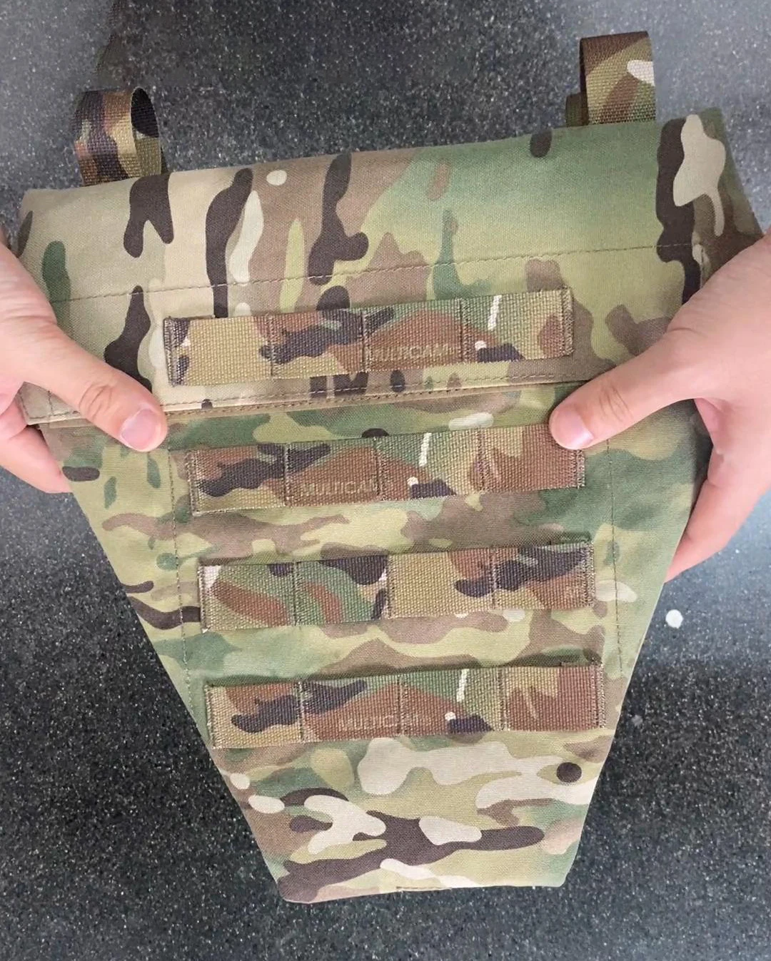 Chaleco táctico Panel de armadura de ingle y paquete de canguro - Accesorio de nailon Molle de camuflaje