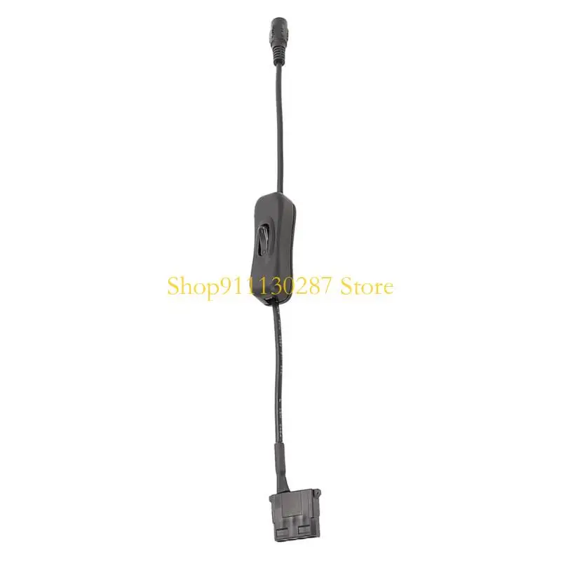 J1HC versátil DC5.5x2.1 mm enchufe alimentación a 4pin para adaptador alimentación del ventilador PC Molex - imagen 5