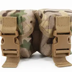 Bolso táctico MOLLE camuflaje doble compartimento resistente