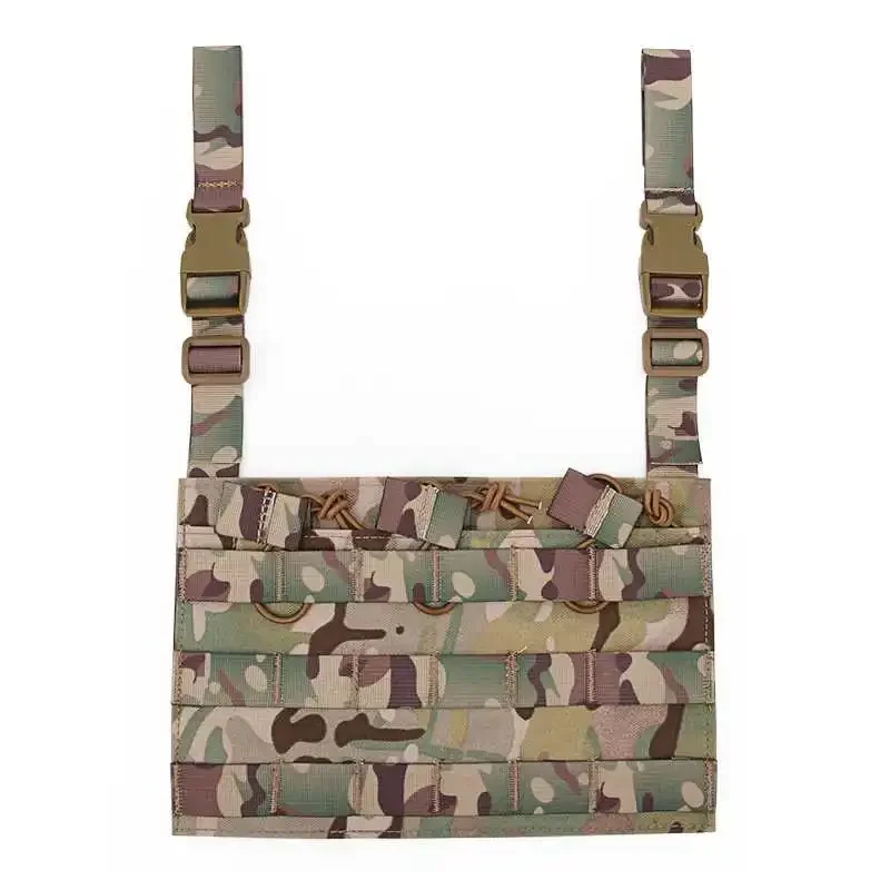 Bolsa Triple de nailon 1000D para revistas, funda táctica Molle Mag, bolsa abierta para juego de guerra, para caza, tiro, Camping, turismo - imagen 2