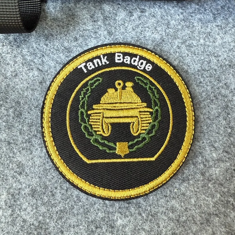 Parche bordado, insignia de tanque, gancho y bucle, parche táctico, brazalete, mochila, ropa, pegatina decorativa - imagen 5