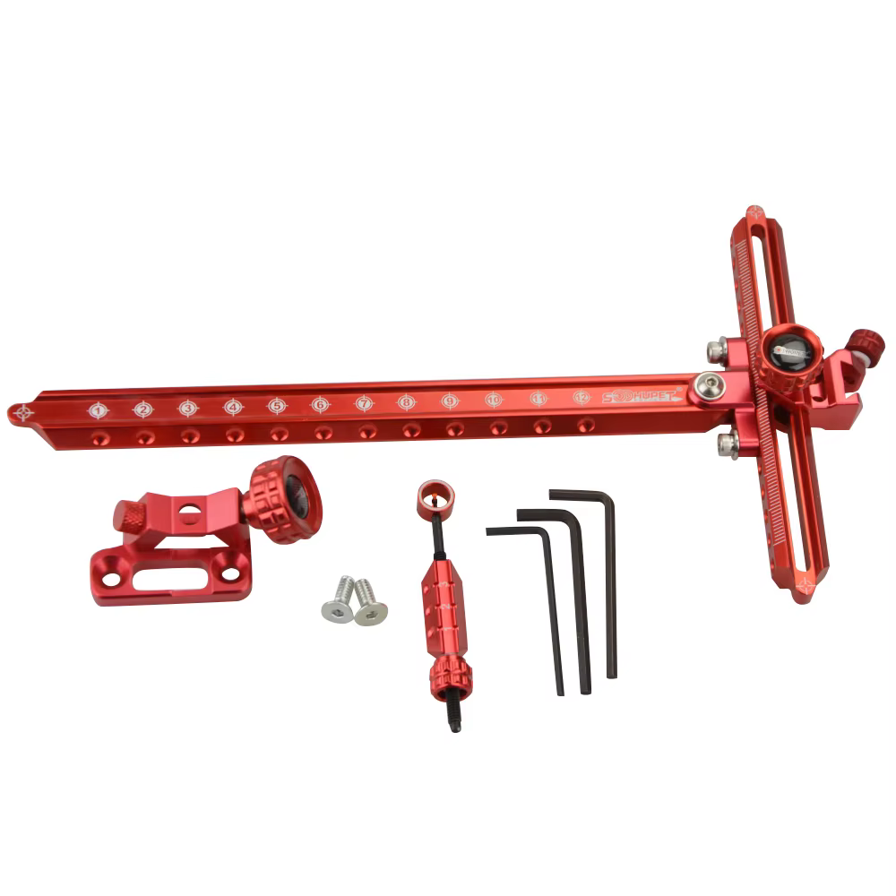 Mira para arco recurvo ajustable CNC de aleación, caza competitiva - imagen 2