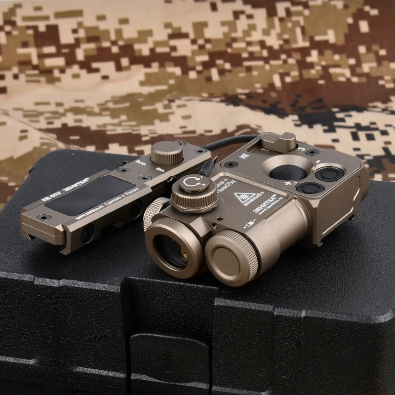 WADSN-Perst-4 de Metal P4 IR versión, punto rojo, verde, azul, indicador de puntería, luz estroboscópica, energía de explorador, óptica de caza, compatible con riel de 20mm - imagen 3