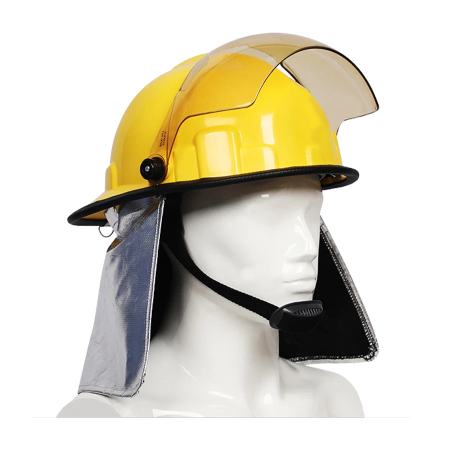 Casco de seguridad ABS para bomberos, protector de rescate de emergencia con máscara de capa, estilo coreano, CE, el más nuevo diseño - imagen 3