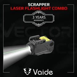 Vector Oprics Vaide Scrapper linterna táctica láser rojo/verde compacta