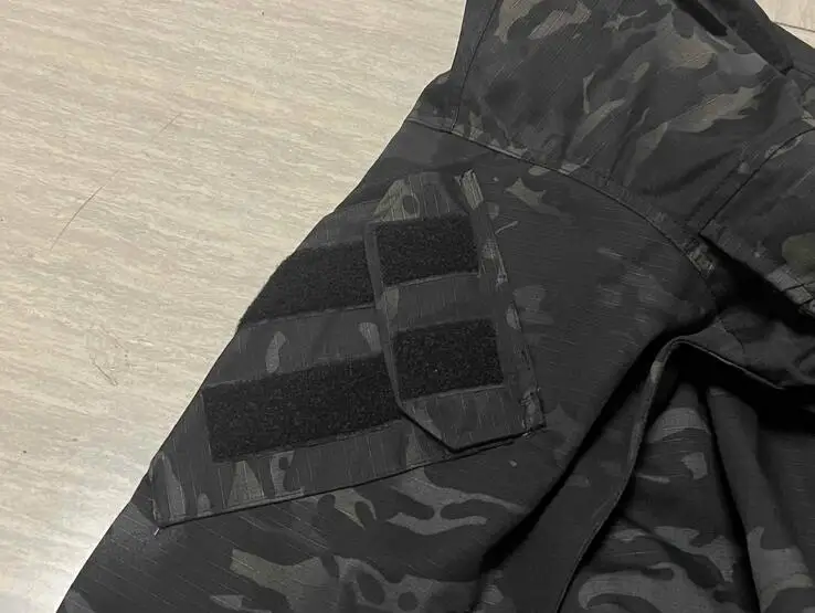 Traje de combate de entrenamiento para deportes al aire libre, camuflaje negro táctico, manga larga, traje base GEN3 - imagen 5