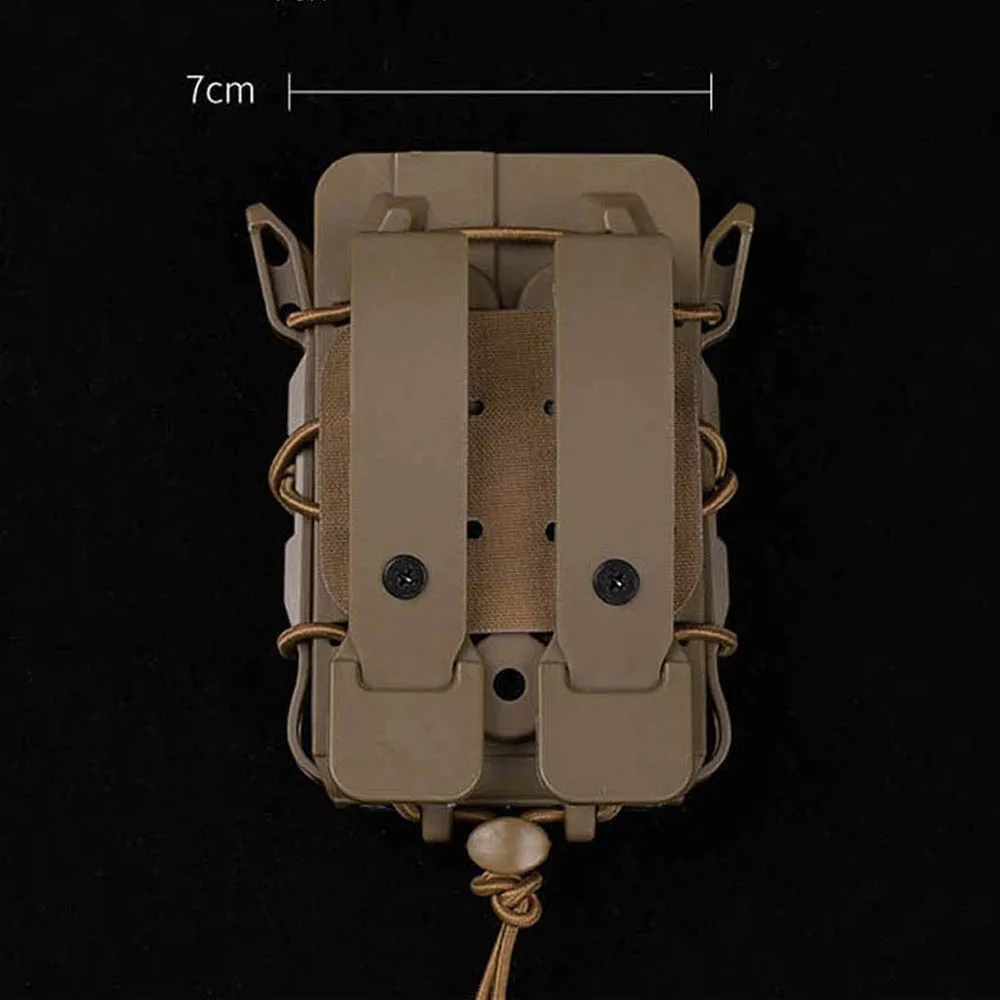 Bolsa para revistas todo terreno 5,56 7,62 MOLLE, liberación rápida, caza, tiro, Rifle, Mag, funda, soporte, equipo de cinturón de combate táctico - imagen 5