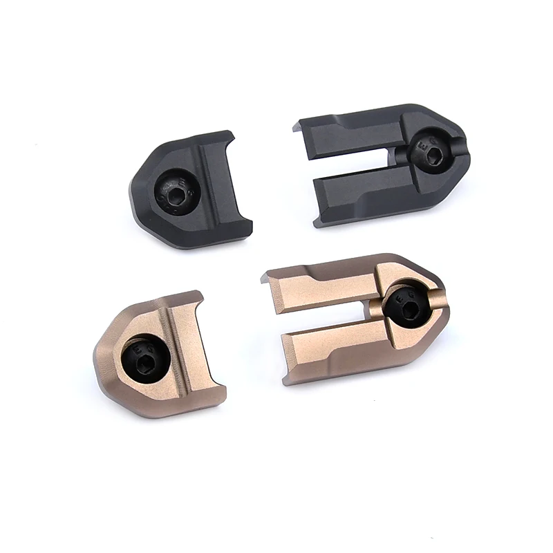 Linterna de exploración táctica, interruptor de almohadilla de presión remota, soporte de botón de metal utilizado para m-lok Keymod, accesorios de placa de montaje de riel - imagen 4