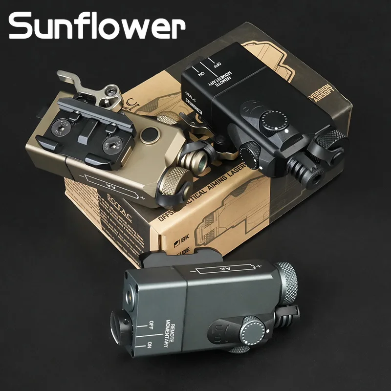 SOTAC-puntero de puntería láser táctico OTAL-C IR, punto verde, ajuste cero, láser de OTAL-C, lámpara para acampar al aire libre para riel de 20MM - imagen 4