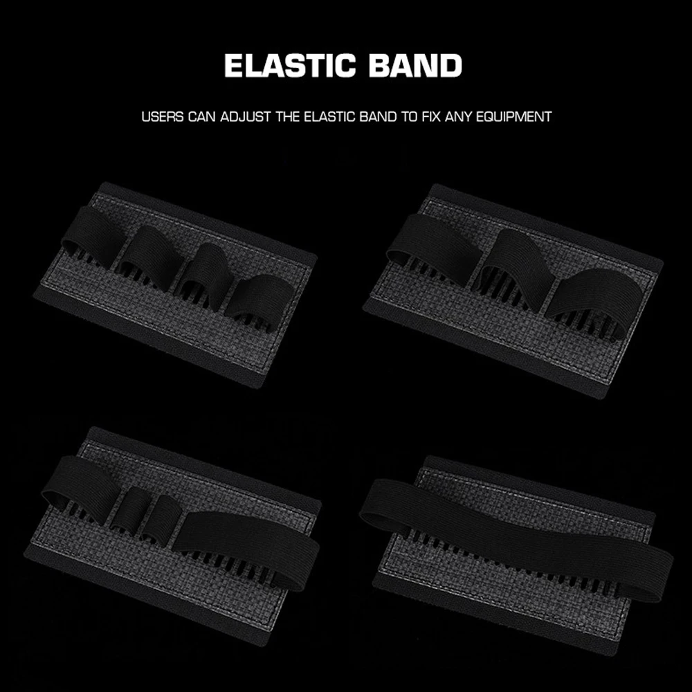 Bolsa táctica placa integrada banda elástica ajustable fijación torniquete soporte caza linterna cuchillo herramientas equipo de transporte - imagen 4