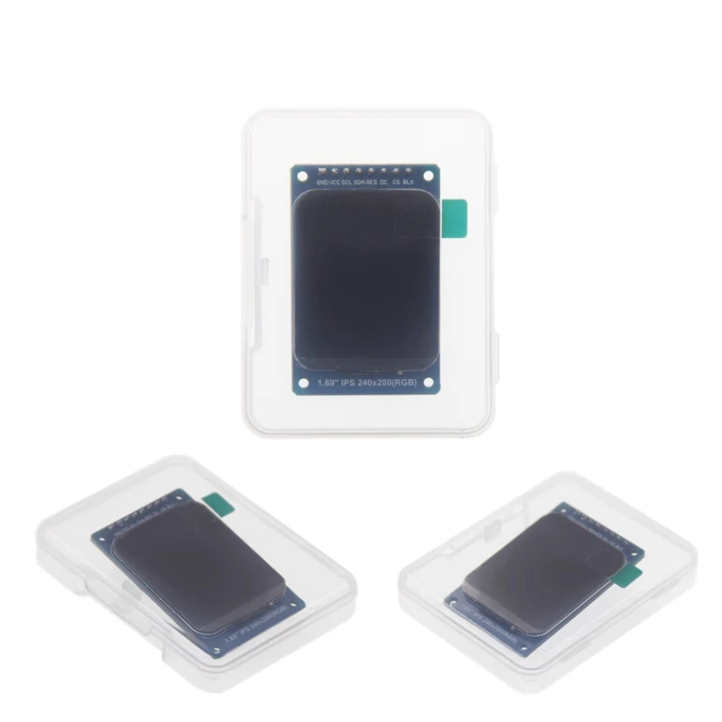 Pantalla TFT de visión completa ips de 1,69 pulgadas, pantalla LCD, módulo de pantalla a color, puerto serie SPI, alta definición 240X280 - imagen 4