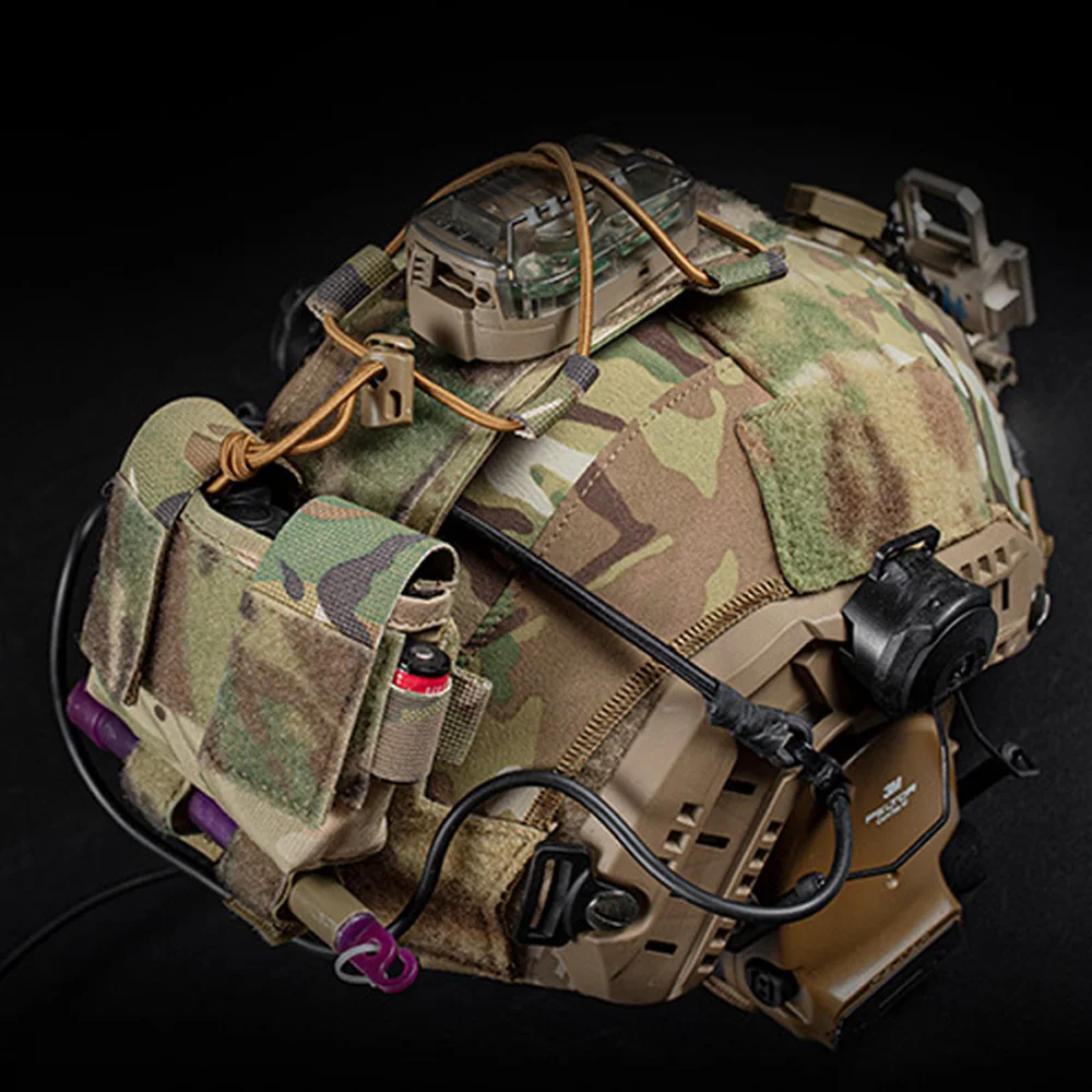 VULPO-funda para casco táctico MK2, paquete de contrapeso para Airsoft, accesorios para casco de caza - imagen 5