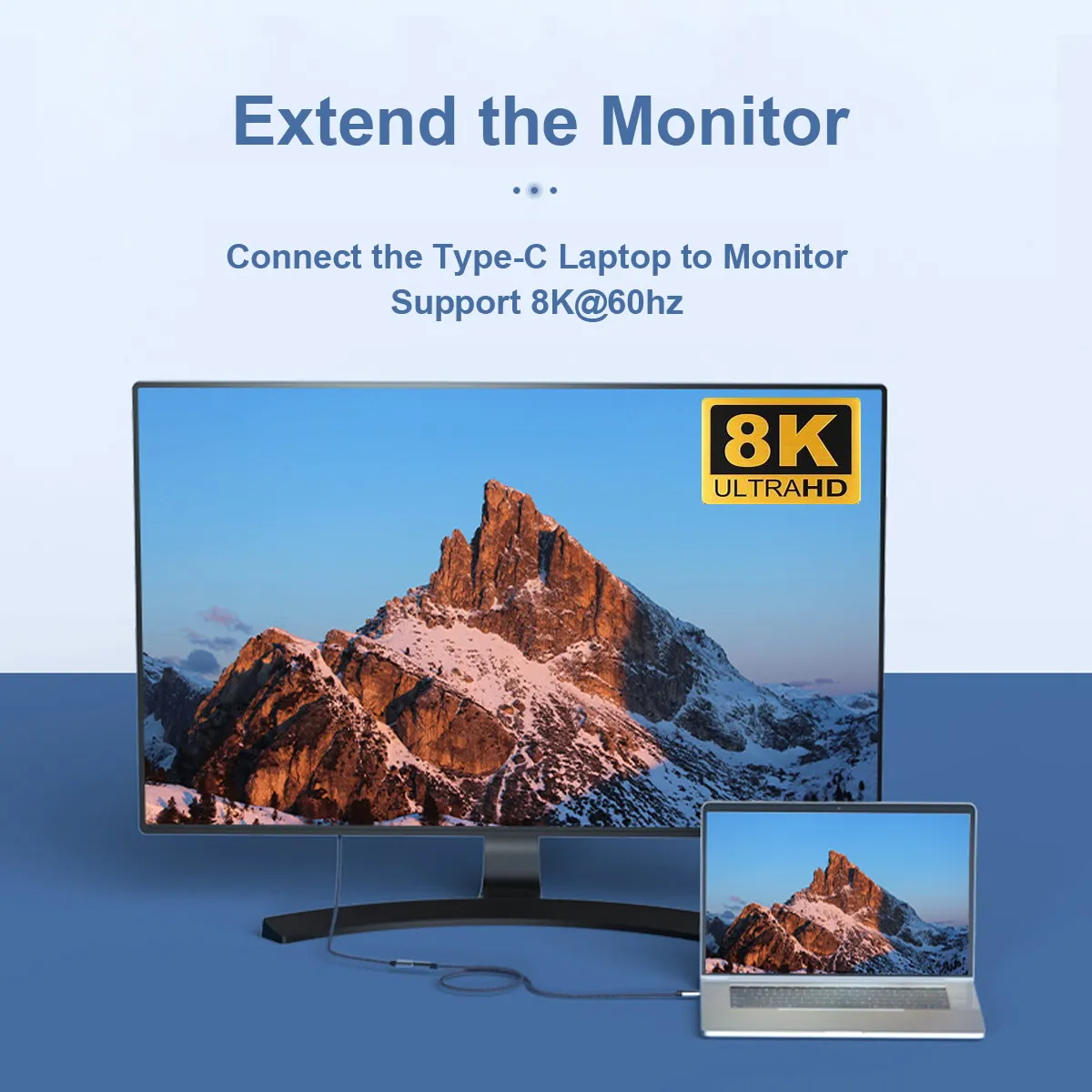 Chenyang-Cable de extensión USB4 macho a hembra, 40Gbps con carga de 100W y 8K @ 60Hz, Compatible con Thunderbolt3/4 - imagen 5