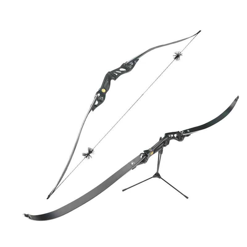 Arco recurvo de 62 pulgadas, Bosen-Horn, 20-55lbs, Kit de desmontaje, arco 6061 de aleación de aluminio RH, tiro con arco largo para caza americana - imagen 2