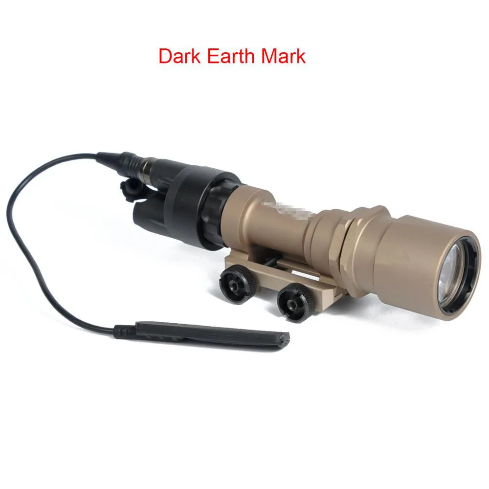 Linterna táctica Surefir M600 M951 superbrillante para caza, arma, luz de explorador con interruptor de presión remota con montaje QD - imagen 5
