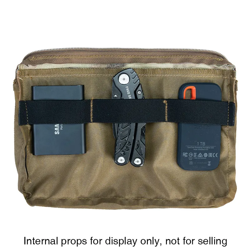 Bolsa de almacenamiento táctica DOPE de acción fantasma, bolsillo de inserción de canguro, bolsa interior con gancho y bucle GA6505 - imagen 4