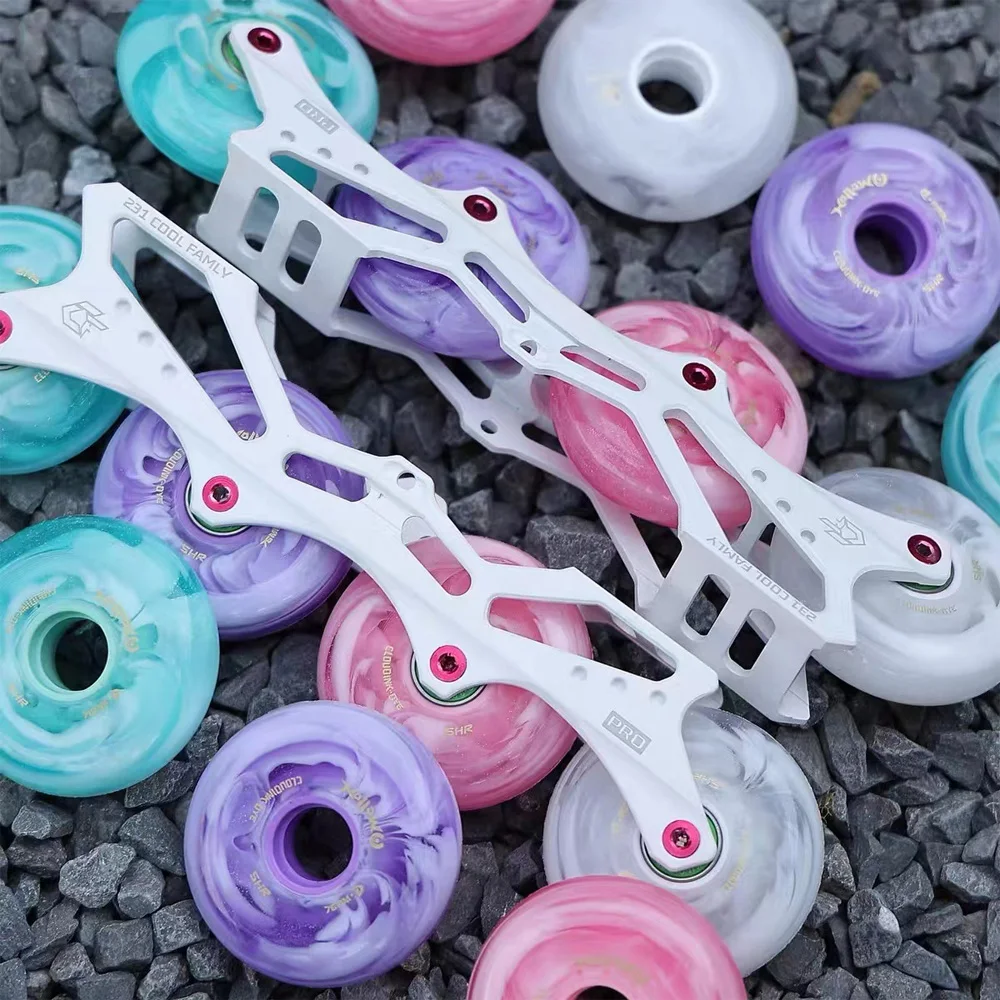 Ruedas patín en línea 85A Freestyle Slalom – Multicolor
