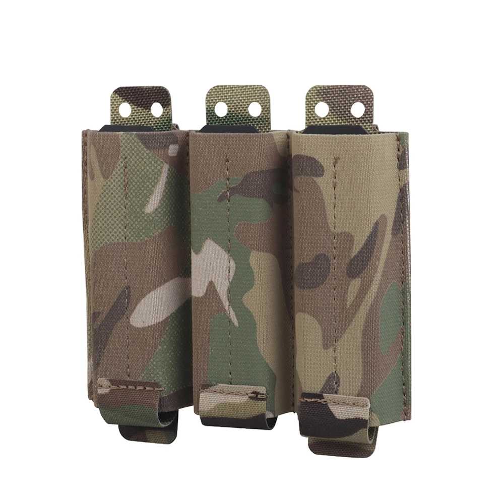 Funda MOLLE cargadores con alojamiento linterna táctica frontal - imagen 4