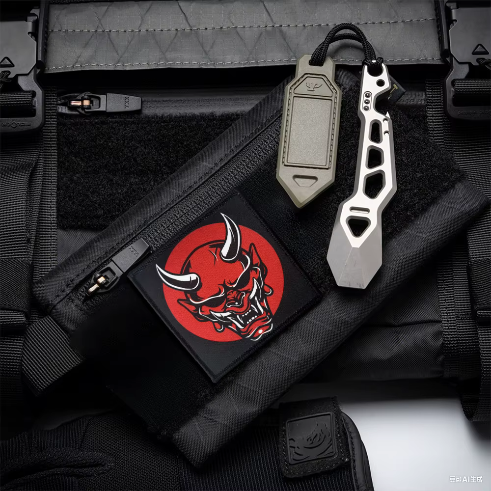 Parche táctico Devil gancho y bucle – Insignia militar de moral