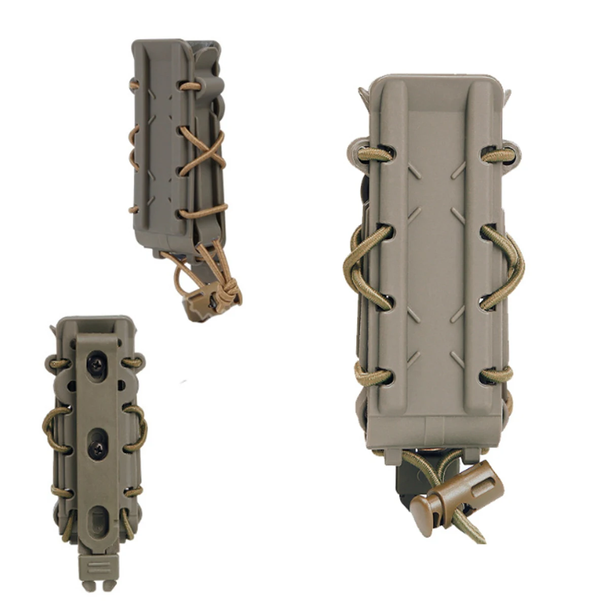 Funda de cintura táctica CS para pistola, estuche de dibujo rápido de 9MM y 45APC, pistolera MOLLE, bolsa de revista, portador de cartucho de Topo Airsoft - imagen 4