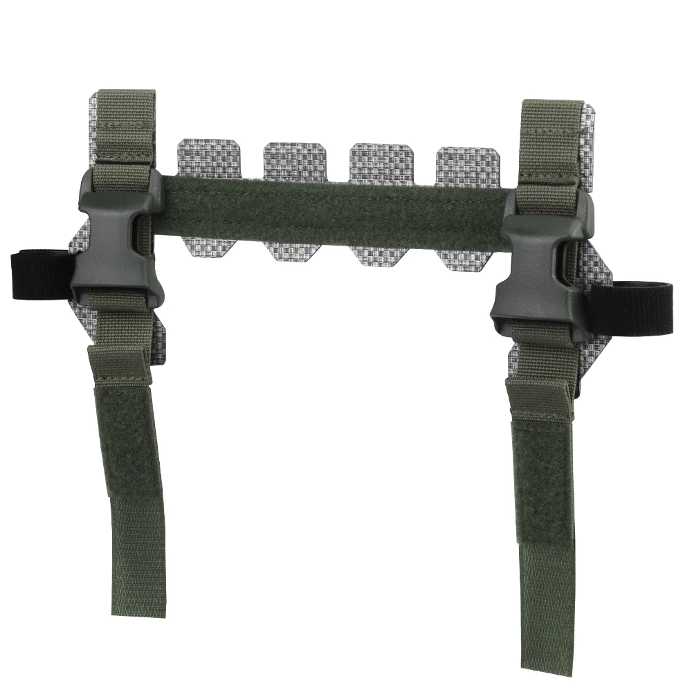 AVS-accesorio de chaleco Airsoft, adaptador de hebilla de conexión de Panel frontal colgante para el pecho, equipo de expansión militar ajustable - imagen 3