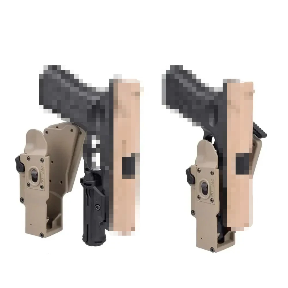 Funda universal G17 para arma con luz Surefire y adaptador móvil - imagen 3