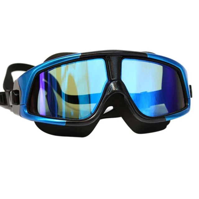 Gafas de natación galvanizadas para adultos protegen contra la niebla UV.