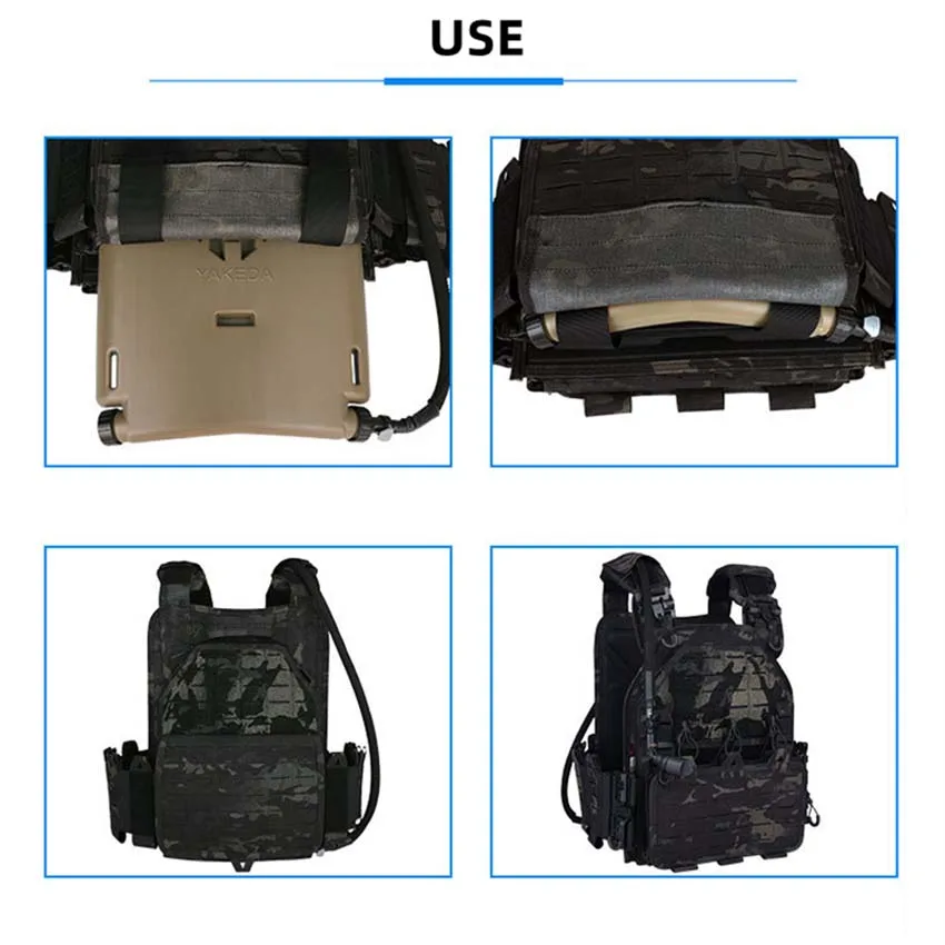 YAKEDA-hervidor de agua táctico de gran capacidad, accesorio de protección de seguridad para chaleco táctico, portador de revestimiento, 1.75L - imagen 5