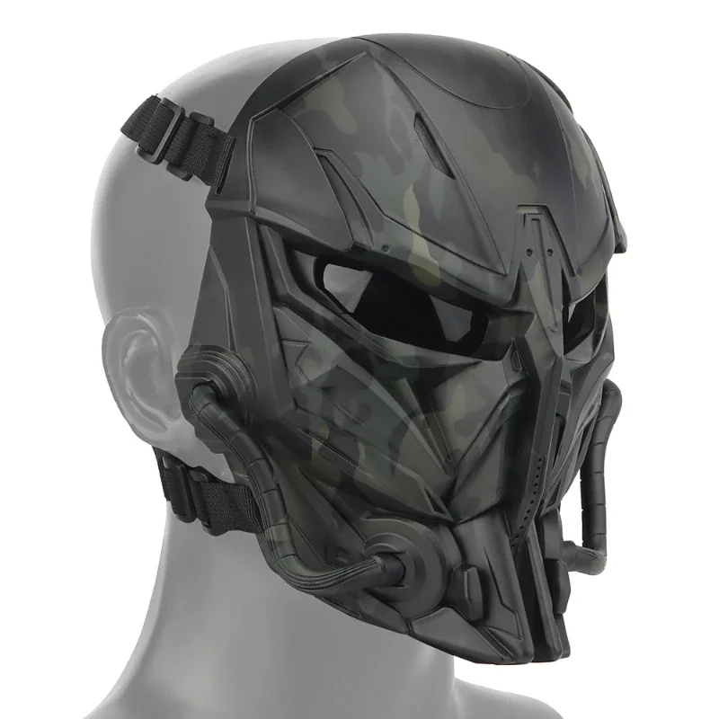 Máscaras tácticas Airsoft CS Wargame Cosplay accesorios de Halloween máscaras de calavera equipo de protección de caza al aire libre - imagen 3