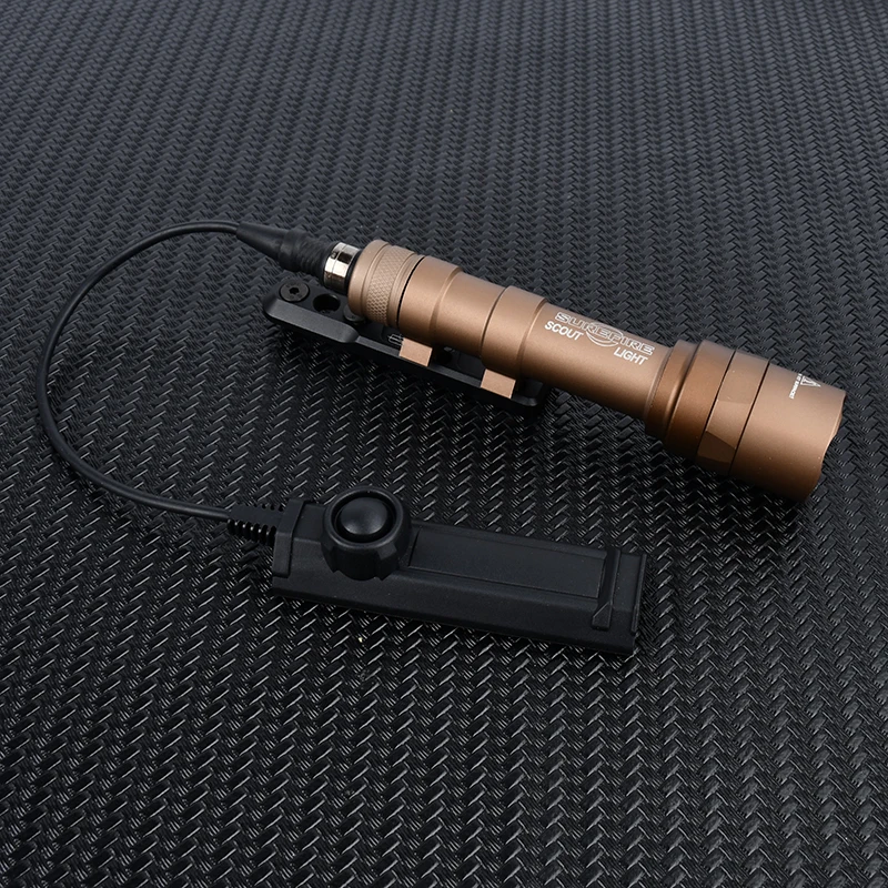 Linterna táctica con montaje compensado KeyMod M-LOK Thorntai Base de luz adaptable para Surefir M300 M600 Scout linterna arma de luz - imagen 3