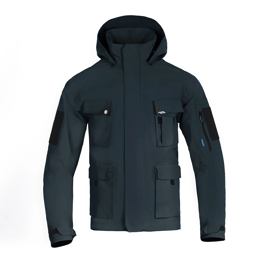 Emersongear Etiqueta Azul Función “Dimorphic Egret” Abrigo de viento Chaqueta impermeable Ergonómica Multi Bolsillo Camping Senderismo Caza - imagen 3