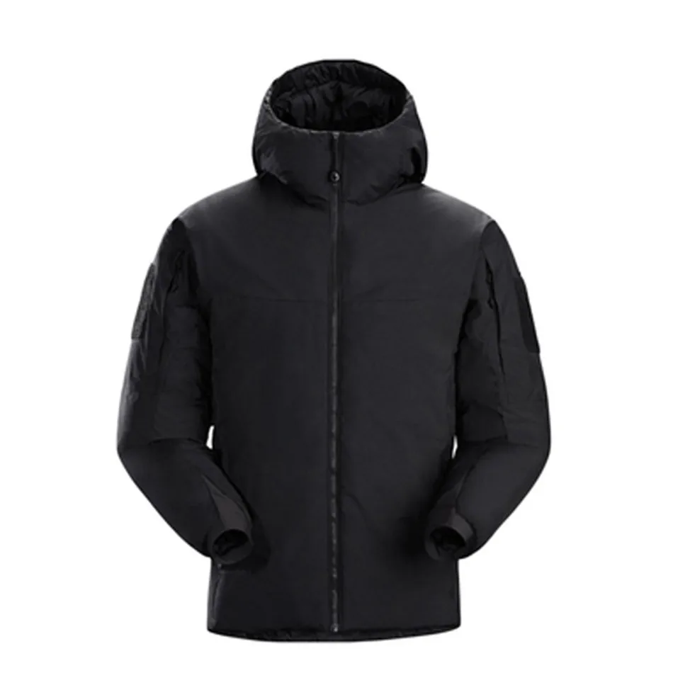 Chaqueta de algodón para exteriores, chaquetas tácticas gruesas y cálidas con capucha para invierno, ropa de abrigo para montañismo y senderismo, cortavientos - imagen 3