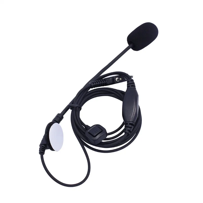 ABBREE Walkie Talkie auriculares de 2 pines enchufe K auriculares micrófono de coche dedo PTT para Baofeng UV-5R BF-888Se en el coche - imagen 2