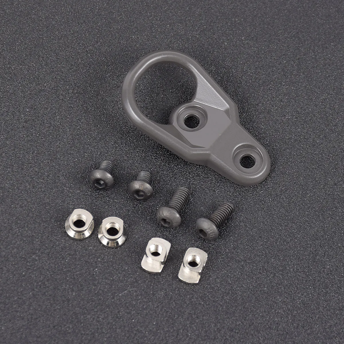 Anillo de montaje de alcance giratorio táctico RSA GBB QD, accesorios de pistola de Rifle Airsoft de caza AR15, compatible con riel Pictinny Mlok QD adaptador - imagen 2