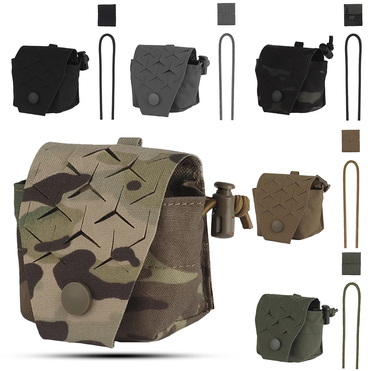 Paquete de granada táctica, chaleco de caza, bolsa de accesorios, bolsa de almacenamiento para walkie-talkie, bolsa multifuncional CS Paintball Shooting SPUD