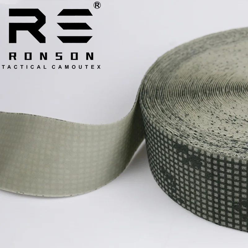 Correas de superficie de lana de camuflaje nocturno del desierto, ropa de caza, puños de manga, tiras de bucle, 10cm de ancho, 1M de longitud - imagen 3